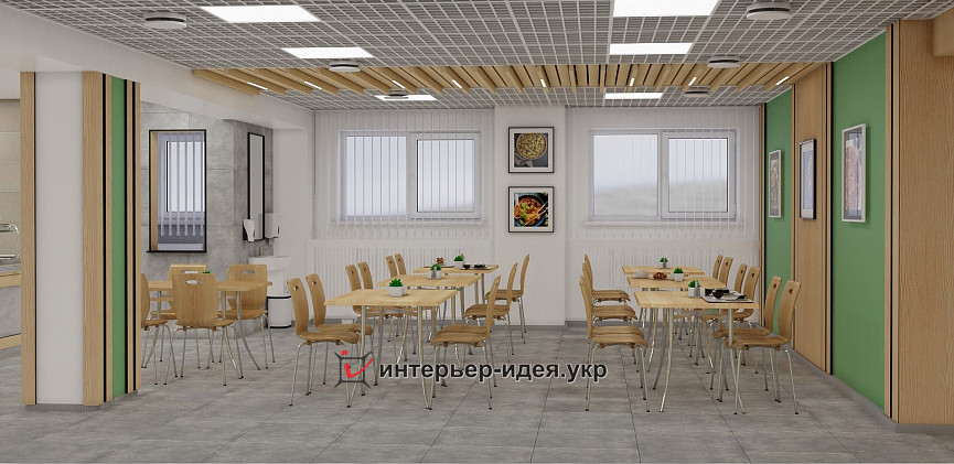 Дизайн столовой ООО &quot;ММ ПЕКЕДЖИНГ УКРАИНА&quot;