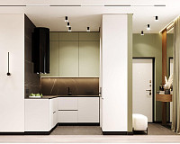 Баланс покоя: тепло текстур и света. Дизайн КУХНИ-СТУДИИ