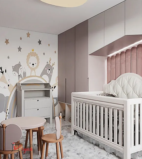 Дизайн детской комнаты 15 м2 для маленькой хозяйки